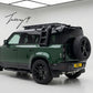 Land Rover Defender 90 & 110 L663 Telescopic Folding Side Ladder Black (2020+)