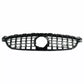 Mercedes C-Class C63 W205 (2019+) Facelift Gloss Black GT Style Front Grille