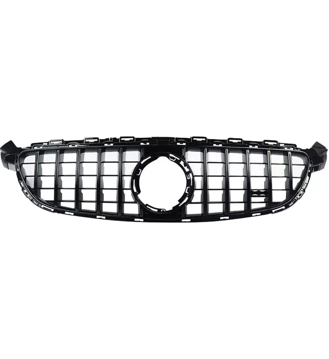 Mercedes C-Class C63 W205 (2019+) Facelift Gloss Black GT Style Front Grille