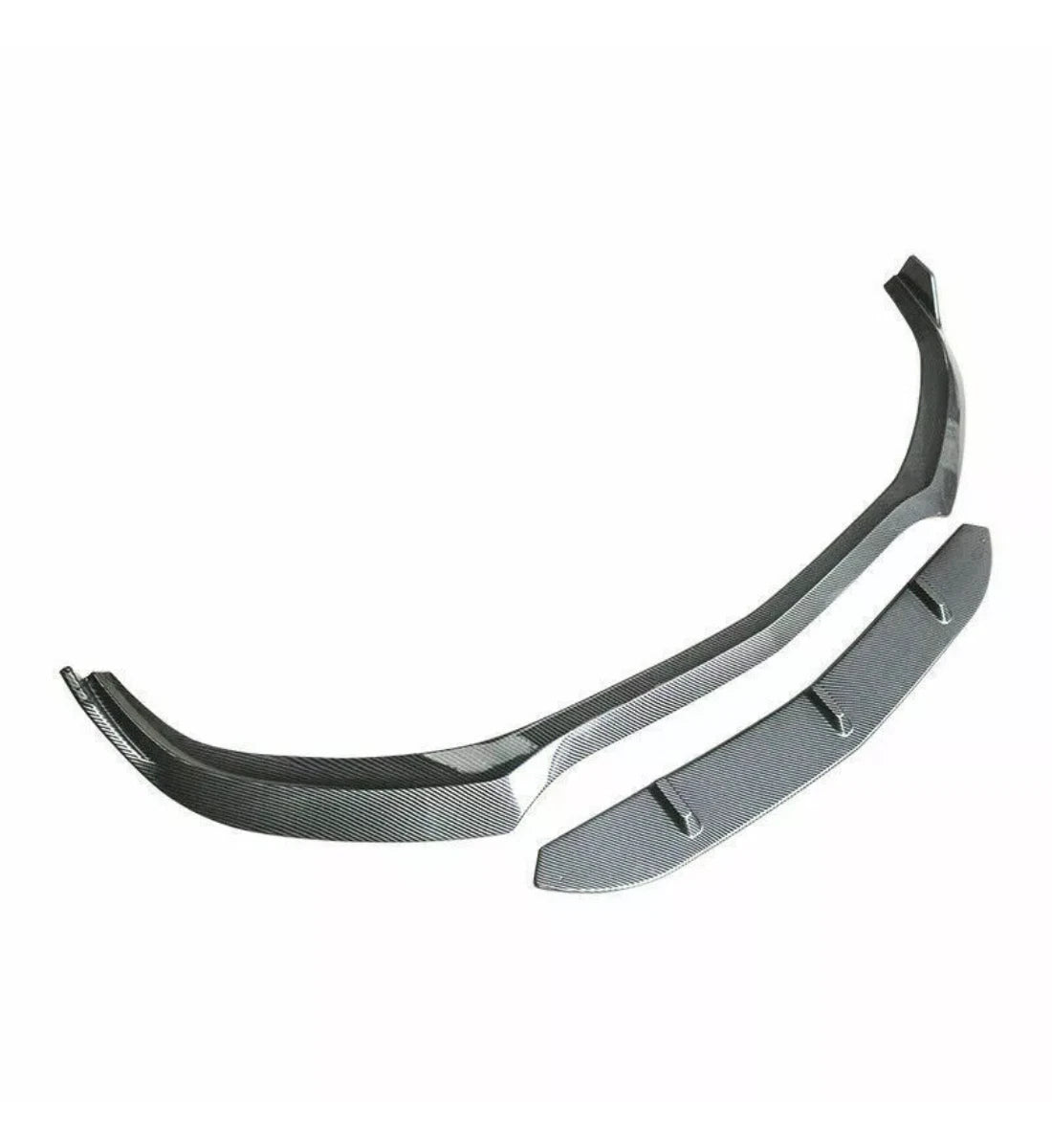 Mercedes Benz C63 W205 (2015–2019) AMG B Style Carbon Look Front Bumper Splitter