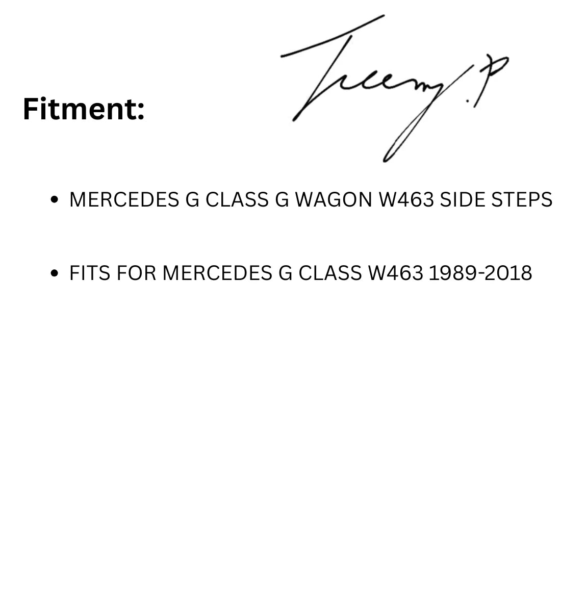 OE style aluminum running boards side steps for 1989–2018 Mercedes-Benz G-Class G-Wagon W463