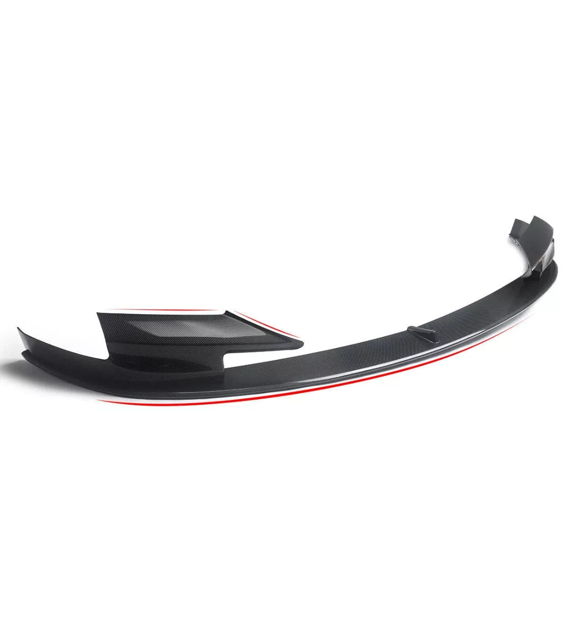 BMW 5 Series F10 M5 (2010-2016) Front Splitter Lip Spoiler Bumper Carbon Look 