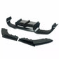 BMW M2 F87 (2015+) Gloss Black Rear Diffuser Splitter Valance 3PC MTC Style