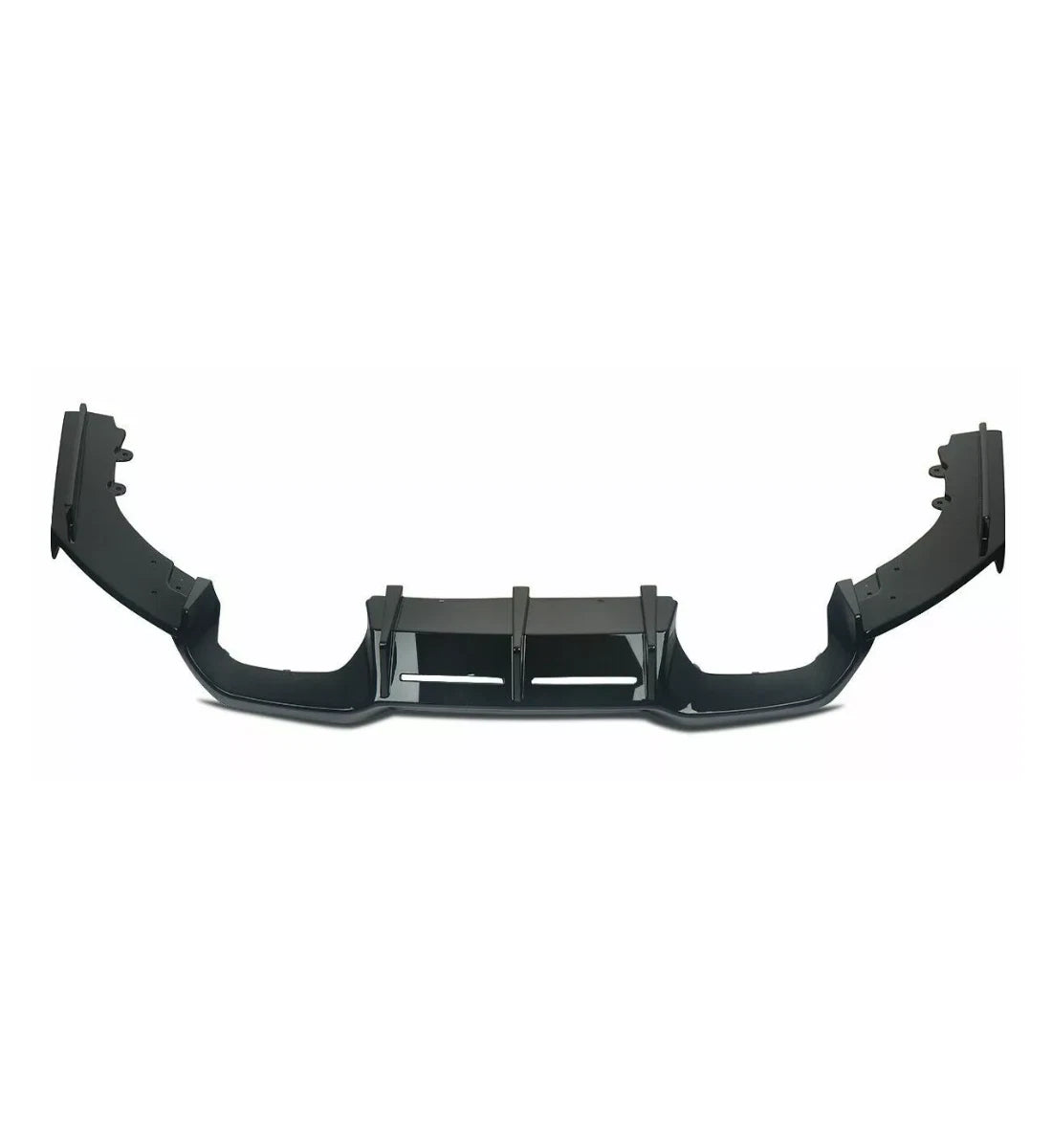 BMW M2 F87 (2015+) Gloss Black Rear Diffuser Splitter Valance 3PC MTC Style