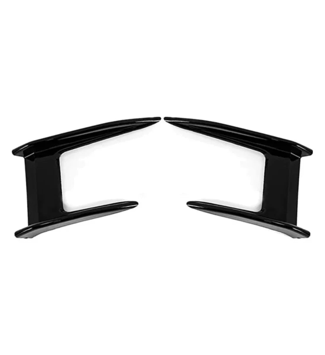 BMW 1 Series F40 (2019+) M135i Gloss Black MP Style Canard Aero Side Blades Flicks
