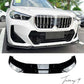 BMW X1 U11 (2023+) M Sport Front Bumper Splitter Lip Spoiler Gloss Black