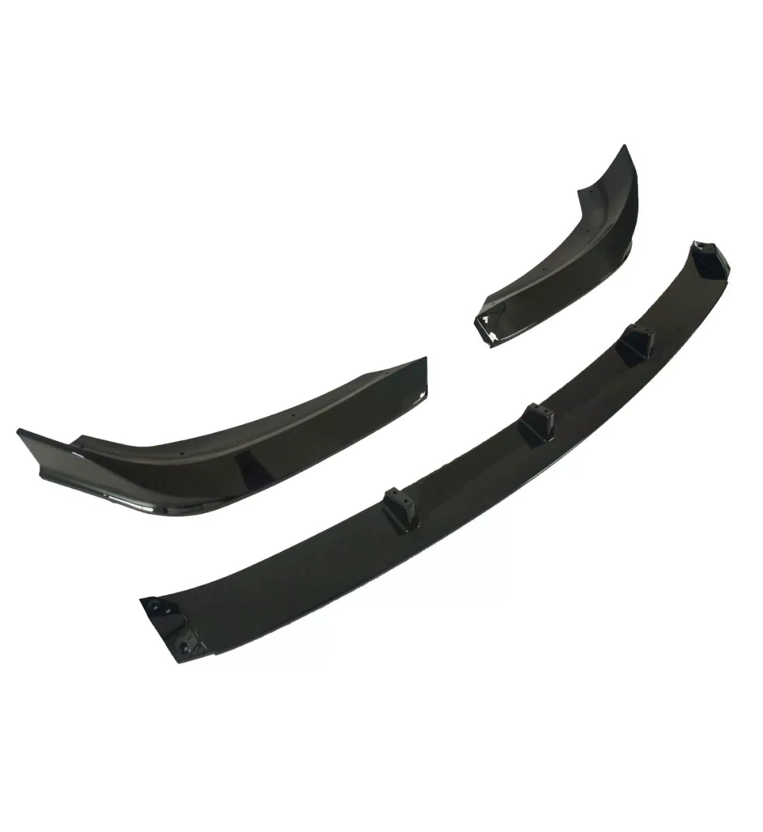 BMW X1 F48 (2015+) M Sport Front Bumper Splitter Lip & Rear Diffuser Gloss Black