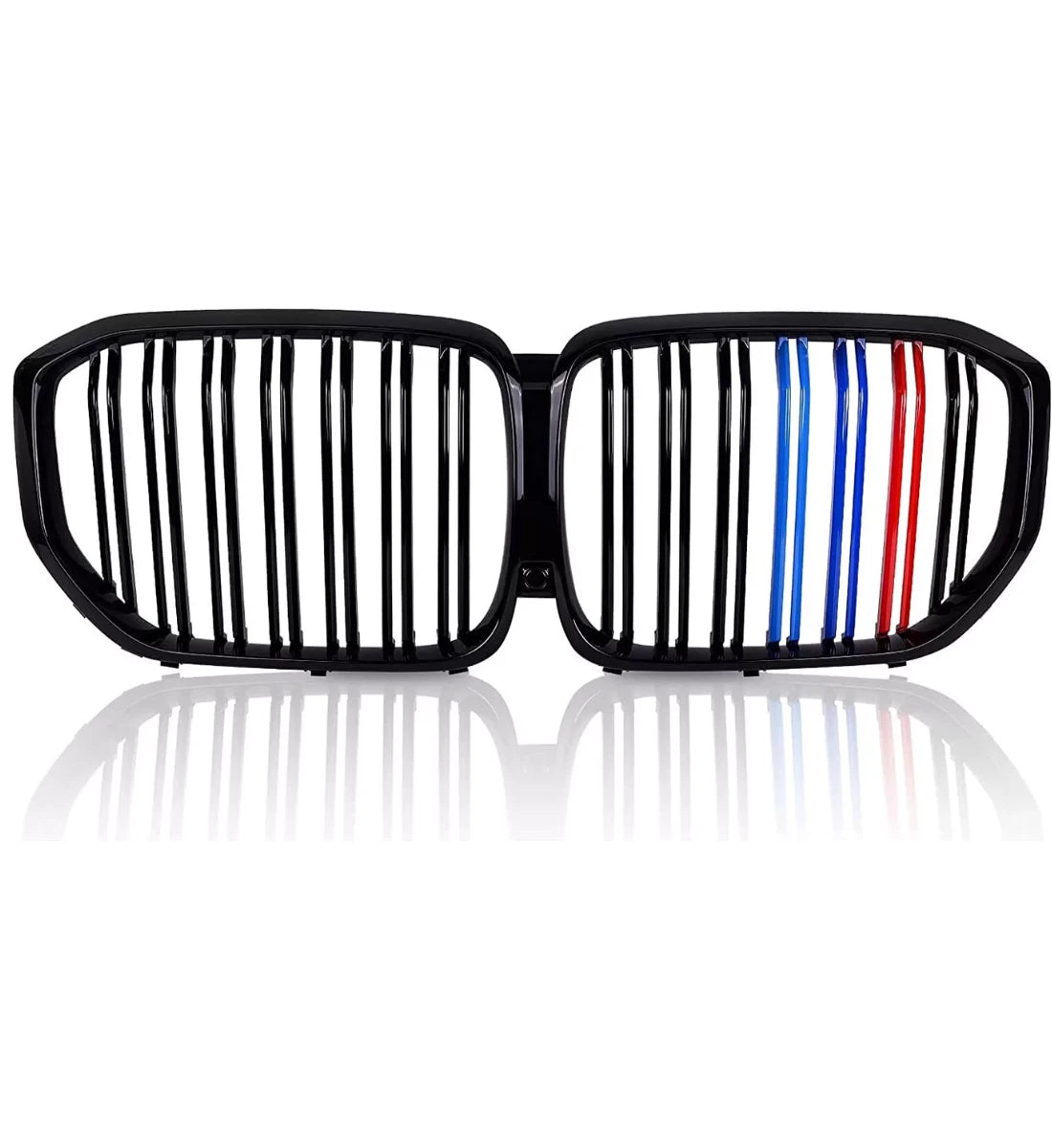 BMW X5 G05 (2018+) Gloss M Color Front Twin Dual Slat Kidney Grille Grill