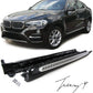 BMW X6 F16 (2015+) Aluminium Black Running Boards Side Steps Foot Rails OE Style