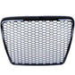 Audi A6 C6 4F (2004–2011) RS6 Style Gloss Black Honeycomb Mesh Front Bumper Grille