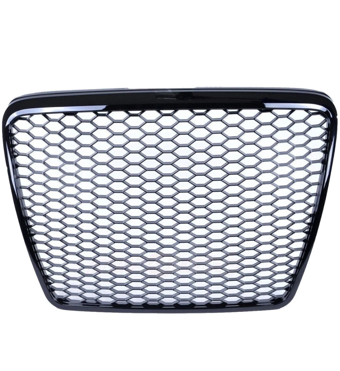 Audi A6 C6 4F (2004–2011) RS6 Style Gloss Black Honeycomb Mesh Front Bumper Grille