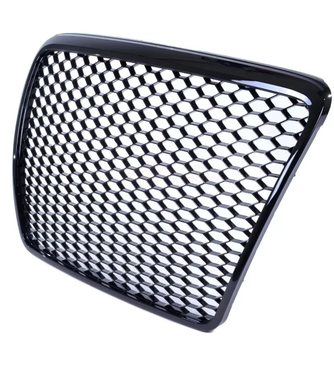 Audi A6 C6 4F (2004–2011) RS6 Style Gloss Black Honeycomb Mesh Front Bumper Grille