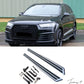 OEM-design aluminum and ABS side step running boards installed on a 2016-2023 Audi Q7 (4M)