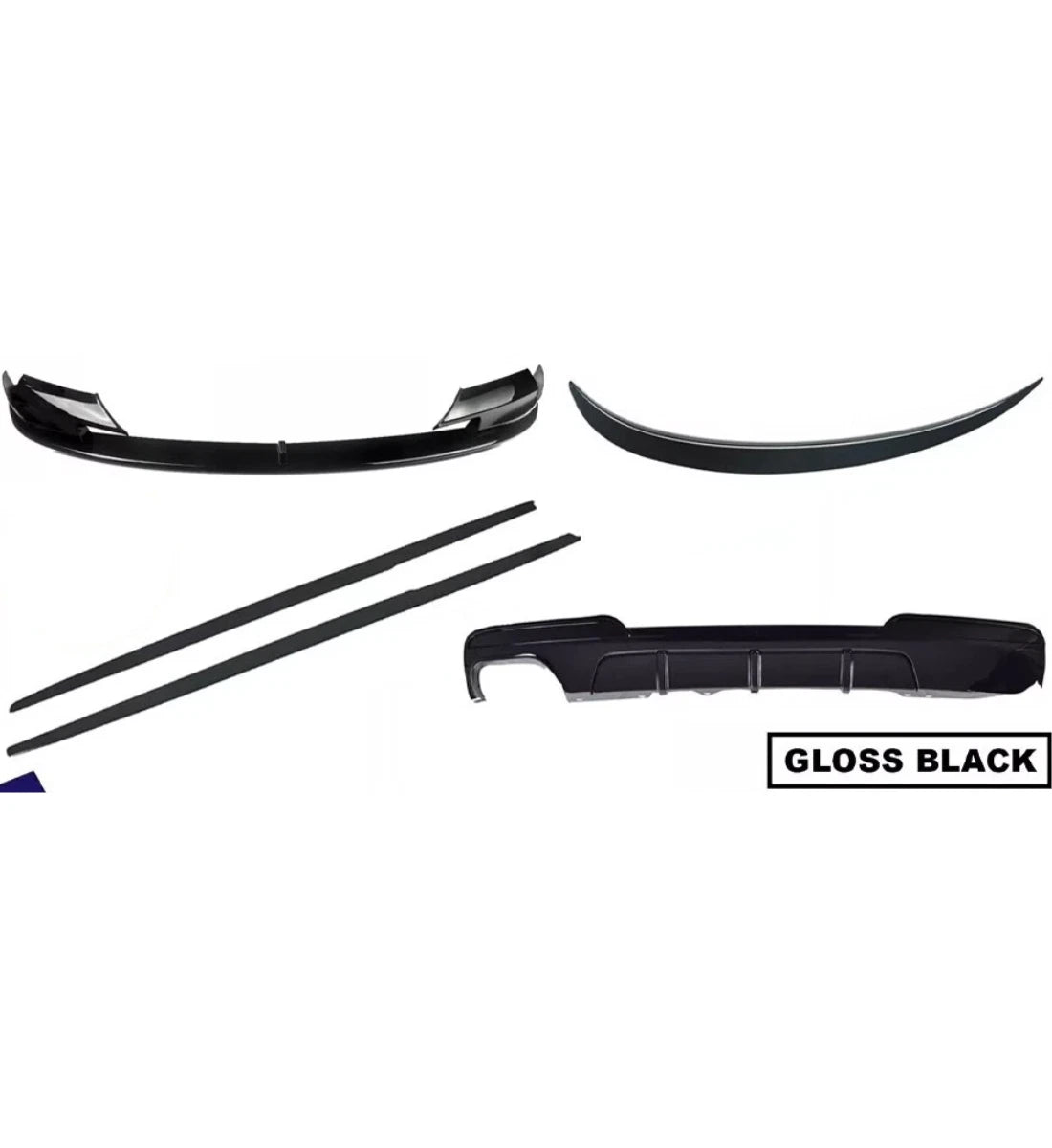 BMW 5 Series F10 (2010-2016) Body Kit Front Splitter Side Skirts Rear Diffuser
