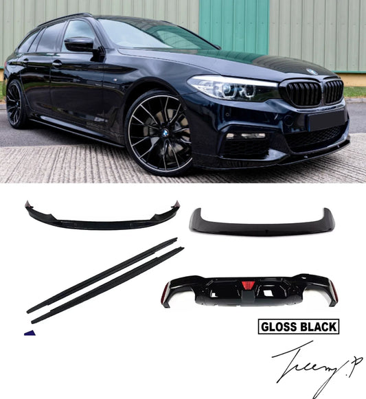 BMW 5 Series G31 (2017-2023) Estate Touring Body Kit Front Lip Rear Diffuser