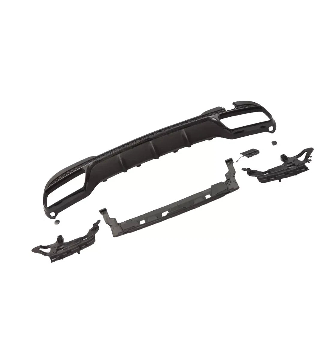 Mercedes E Class W212 (2013-2016) Saloon E63 Look Rear Bumper Diffuser