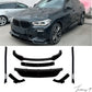 Gloss Black Aero Body Kit Splitter Diffuser Side Skirts For BMW X6 G06 2019-2025