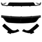 Gloss Black Aero Body Kit Splitter Diffuser Side Skirts For BMW X6 G06 2019-2025