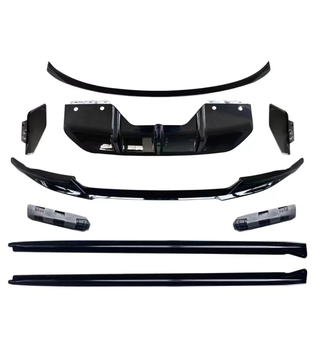 Gloss Black Body Kit M Performance Style Aero Kit For BMW X6 F16 2014-2019