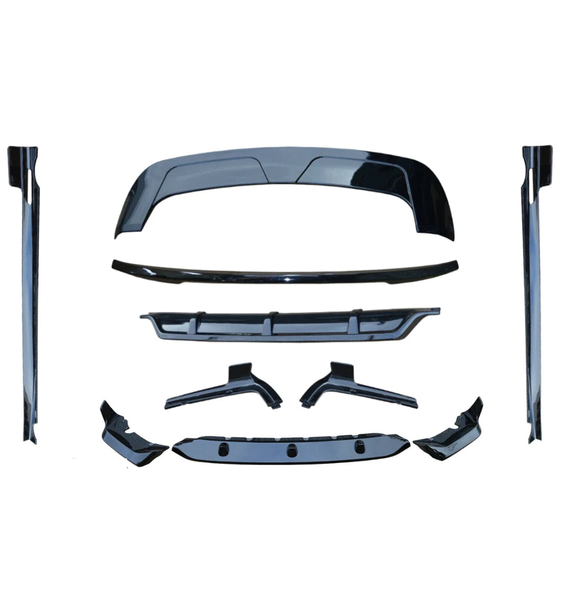 BMW X7 G07 (2019-2023) PRE-LCI Gloss Black Body Kit Front Splitter Diffuser Skirts Spoilers