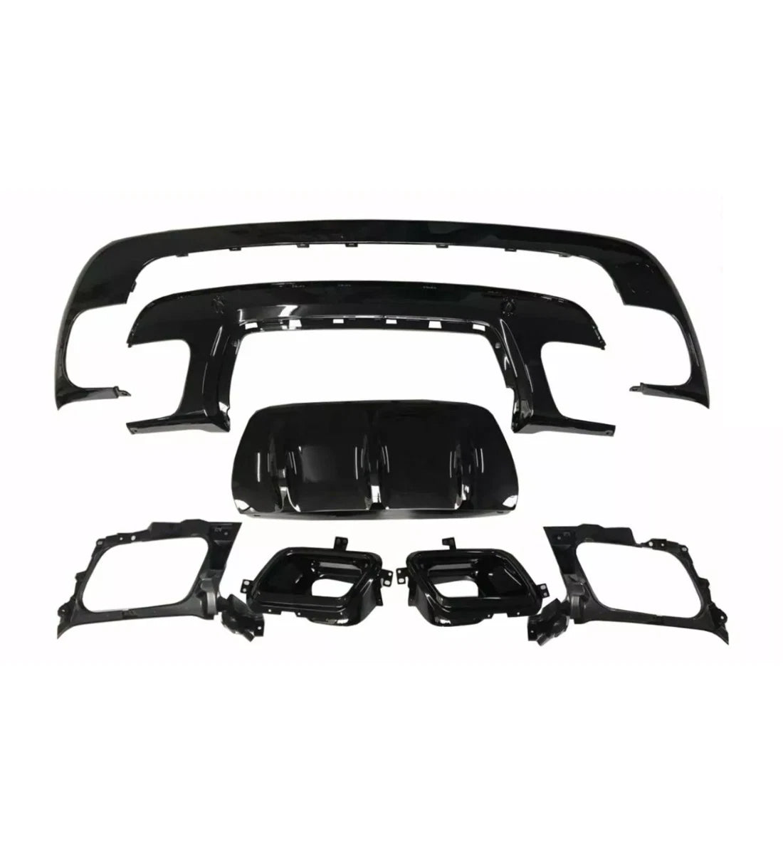 Range Rover Velar (2017+) Rear Bumper Diffuser Lip R-Dynamic Look Bodykit OEM Fit