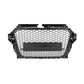 Audi A3 S3 8V (2012-2015) RS3 Style Front Grille Honeycomb Mesh Gloss Black