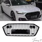 Audi A7 S7 (2018-2023) RS7 Style Front Grille Gloss Black Honeycomb Mesh