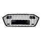 Audi A7 S7 (2018-2023) RS7 Style Front Grille Gloss Black Honeycomb Mesh