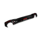 Audi A7 S7 4K8 (2019+) Rear Diffuser RS7 Look Gloss Black with Black Tips
