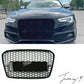 Audi A5 (2012-2016) RS5 Style Front Grille Honeycomb Mesh Gloss Black OEM Fit