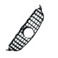 Mercedes C Class W205 C205 2015–2021 AMG GT Style Front Grille Gloss Black OEM