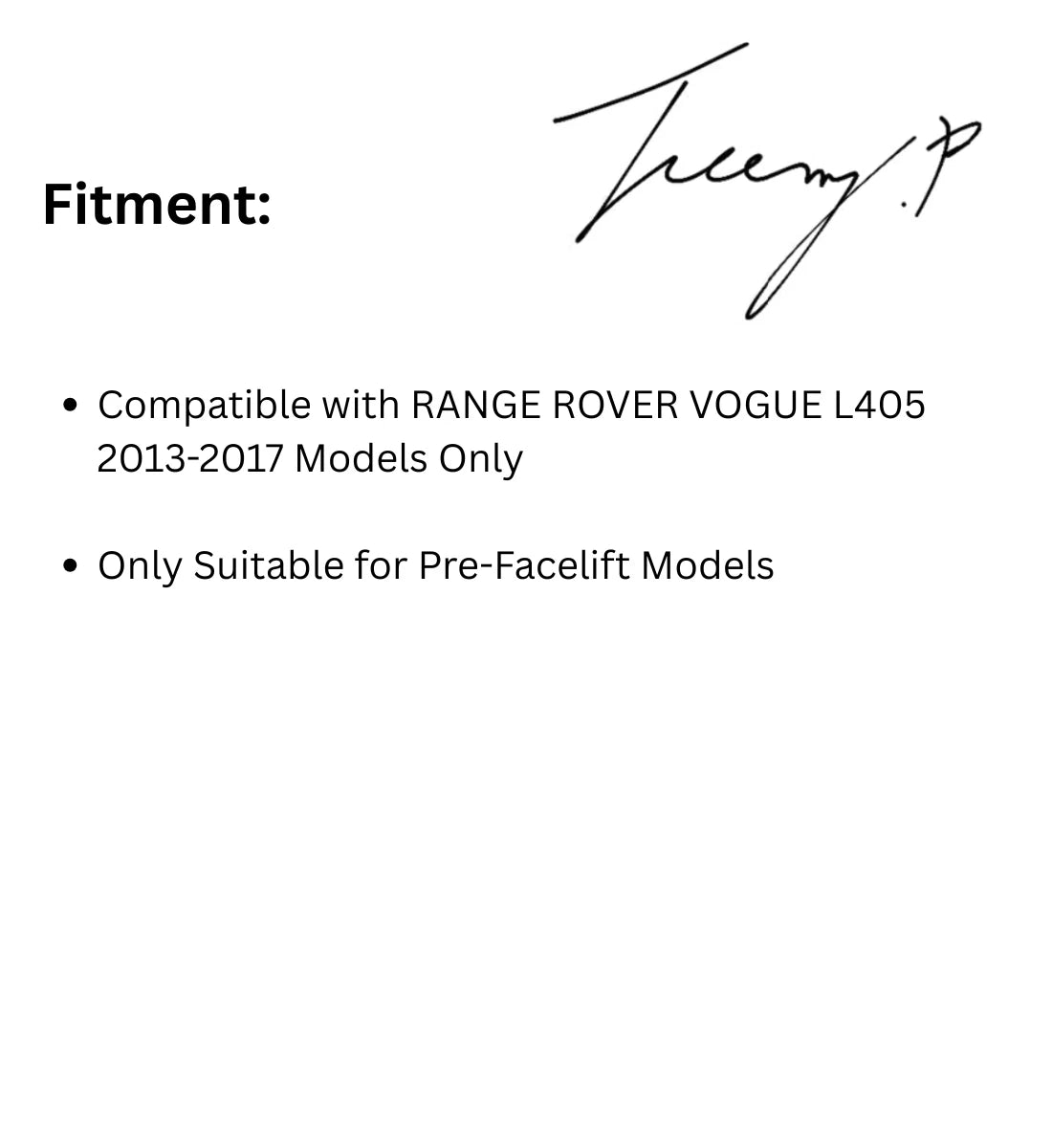 Range Rover Vogue L405 (2013-2017) 