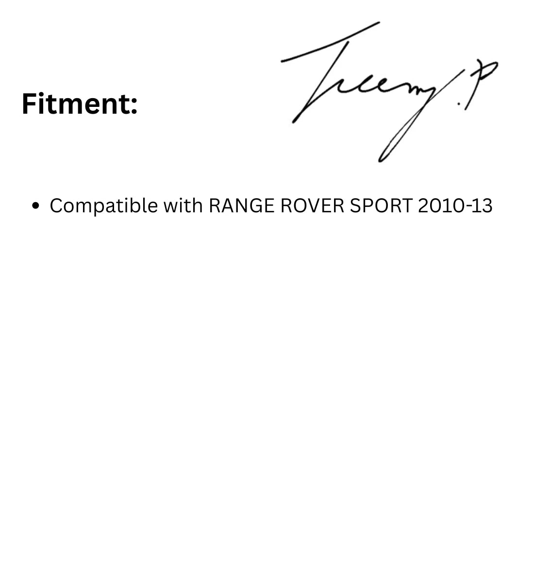 Range Rover Sport L320 (10-13) 