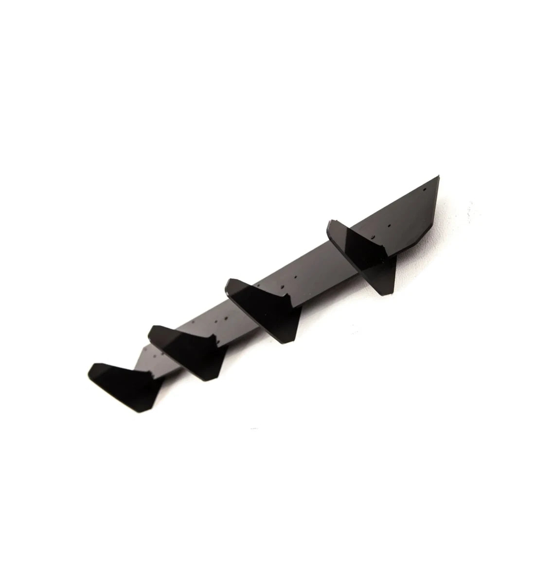 Gloss Black Rear Blade Style Diffuser for Audi RS3 8V Saloon 2017-2020