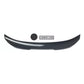 Carbon fiber-look PSM-style high kick ducktail spoiler installed on a 2014-2021 BMW 2 Series / M2 F22 Coupe / F87 M2