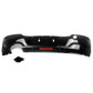 Carbon-look rear diffuser lip valance installed on a 2011-2015 BMW 1 Series Pre-LCI (F20 / F21)