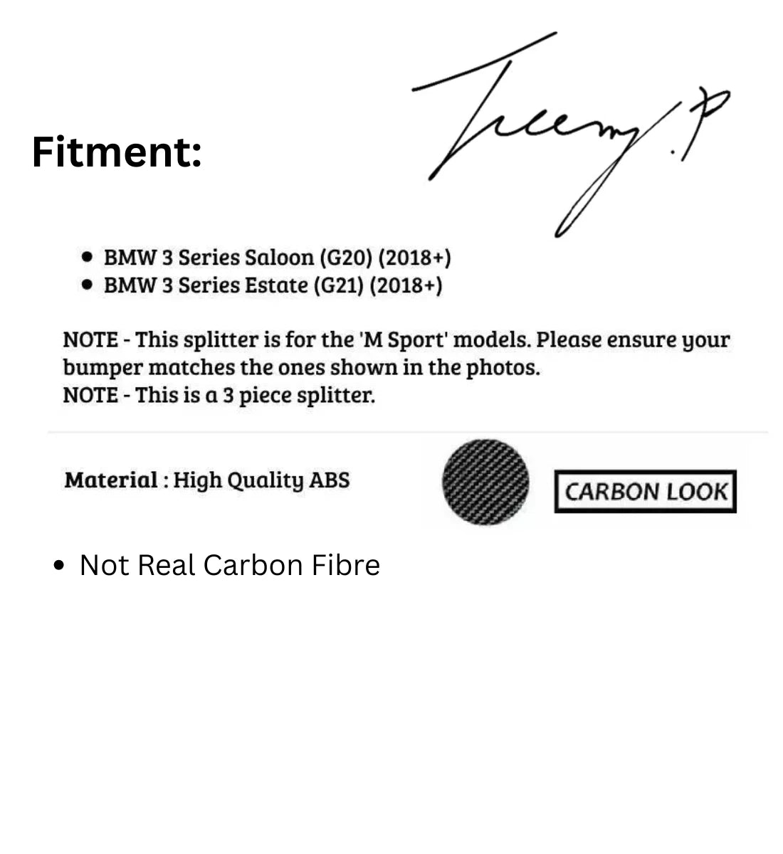 BMW 3 Series G20 G21 (2018+) 