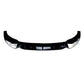 Gloss black front splitter spoiler lip installed on a 2018-2021 BMW X3 Pre-LCI (G01) M Sport