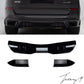Gloss black rear diffuser lip valance installed on a 2018-2022 BMW X5 Pre-LCI (G05) M Sport