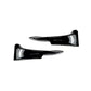 BMW 3 SERIES E92 2006 - 2012 GLOSS BLACK FRONT CORNER SPLITTERS M TECH LOOKS