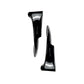 BMW 3 SERIES E92 2006 - 2012 GLOSS BLACK FRONT CORNER SPLITTERS M TECH LOOKS