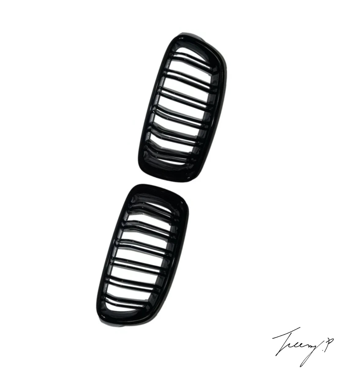 BMW 3 Series F30 2012-2018 GLOSS BLACK FRONT KIDNEY GRILLE GRILL