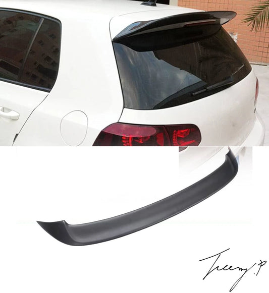 VW Golf 6 GTI/R (2010-2013) Gloss Black Rear Roof Boot Spoiler Black