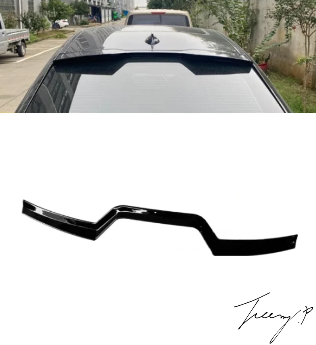 BMW X6 G06 2020 - 2022 REAR WINDOW ROOF SPOILER BODYKIT