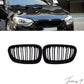 BMW 1 Series F20 2011-2014 FRONT KIDNEY GRILLES GLOSS BLACK