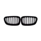 BMW 1 Series F20 2011-2014 FRONT KIDNEY GRILLES GLOSS BLACK