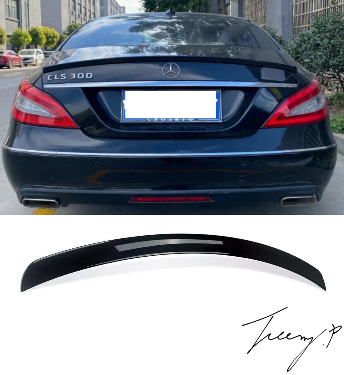 MERCEDES BENZ CLS W218 (2012-2017) REAR BOOT TRUNK WING SPOILER