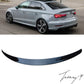 AUDI A3 8V (2014-2020) S3 STYLE REAR BOOT TRUNK LIP SPOILER GLOSS BLACK