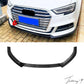 Audi A3 8V S Line / S3 Sedan (17-20) Gloss Black Front Splitter Spoiler Lip
