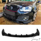 VW GOLF MK5 GTI (2003-2008) FRONT LIP SPLITTER 3 PIECE GLOSS BLACK